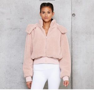 Alo Foxy Sherpa Jacket Pink